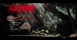 Rambo: The Video Game Title Screen